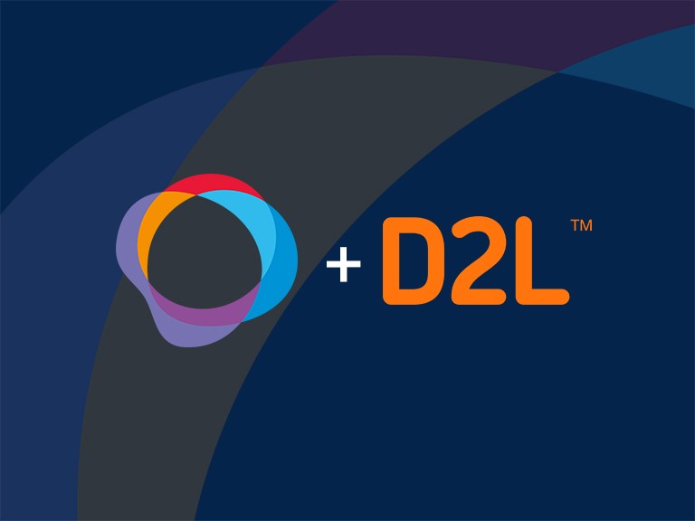 Logo de l’Innovazone canadienne et logo D2L